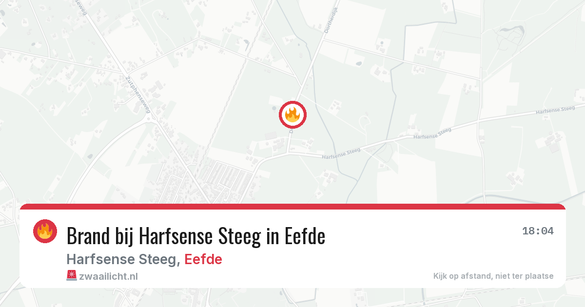 Brand bij Harfsense Steeg in Eefde — 21 apr 2026