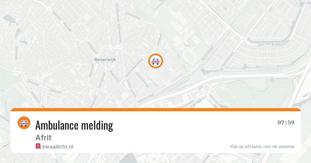 Ambulance melding — 1 jul 2026