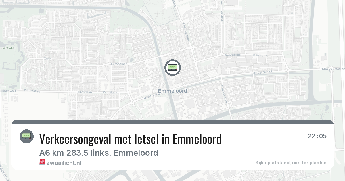 Verkeersongeval met letsel in Emmeloord — 5 feb 2026