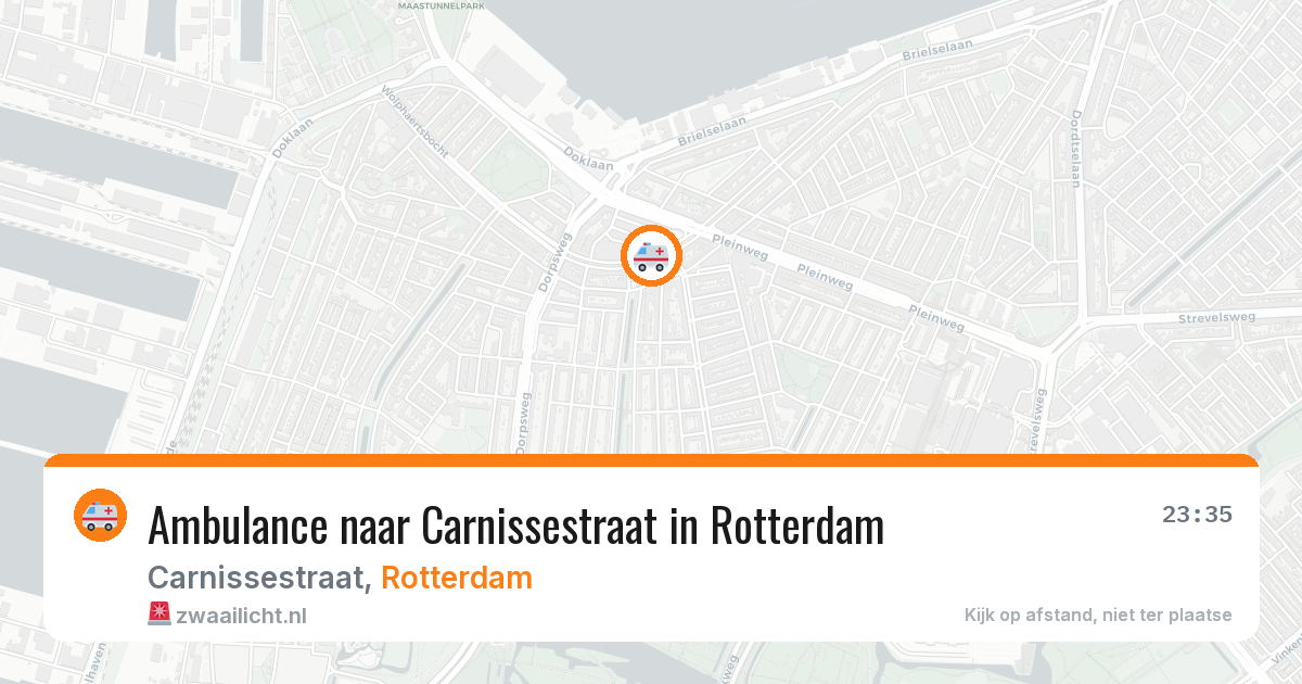 Ambulance naar Carnissestraat in Rotterdam — 19 jun 2026