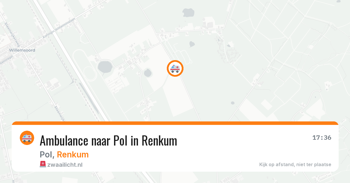 Ambulance naar Pol in Renkum — 10 aug 2026