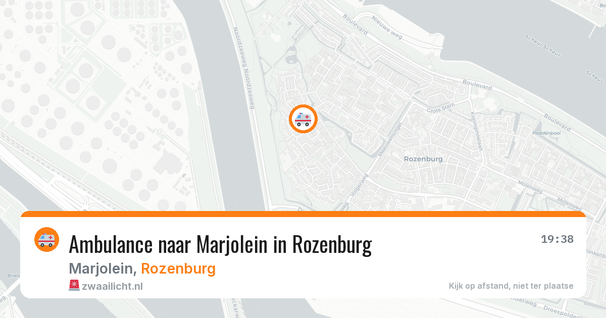 Ambulance naar Marjolein in Rozenburg — 3 apr 2026