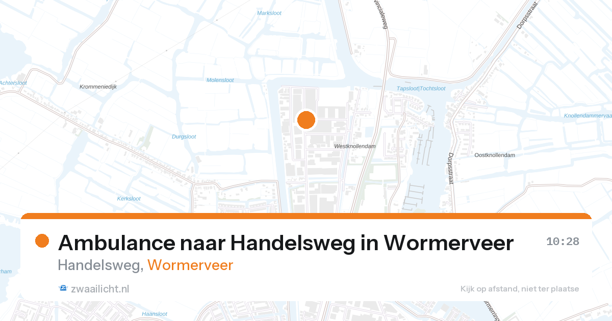 Ambulance naar Handelsweg in Wormerveer — 24 jun 2026