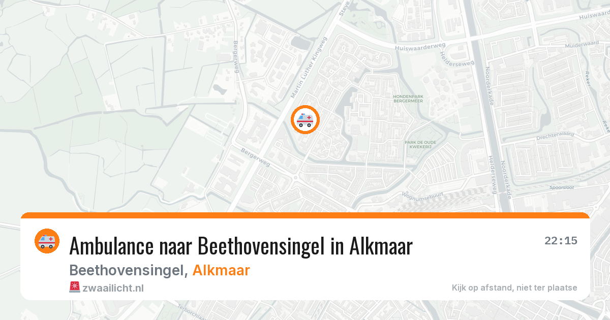 Ambulance naar Beethovensingel in Alkmaar — 30 jun 2026