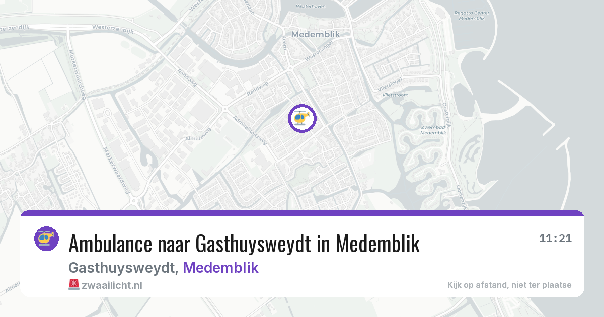 Ambulance naar Gasthuysweydt in Medemblik — 17 apr 2026