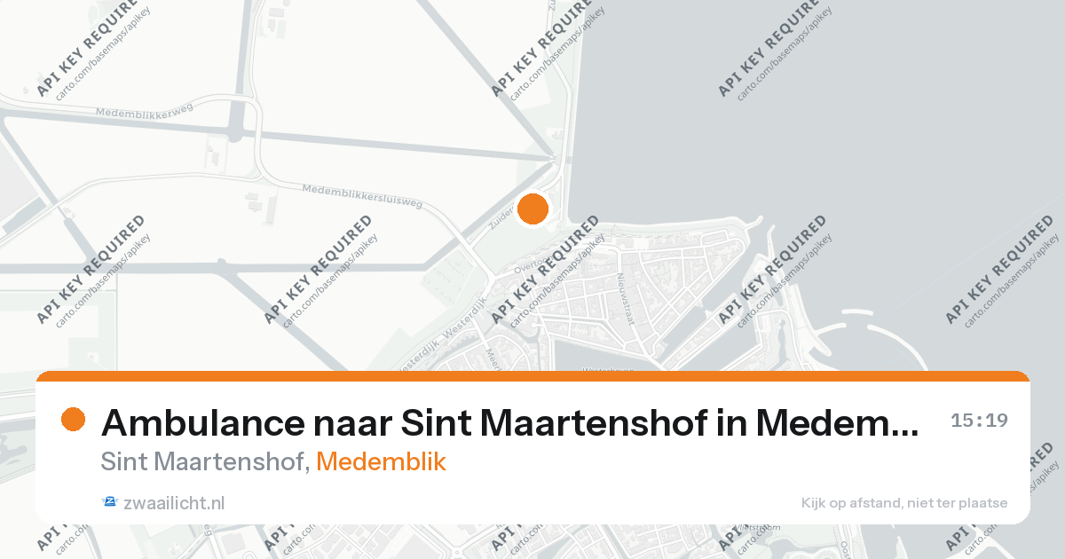 Ambulance naar Sint Maartenshof in Medemblik — 23 aug 2026