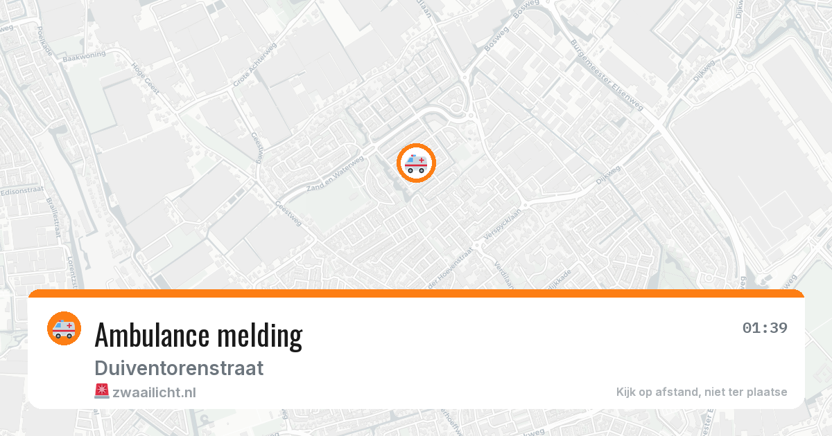 Ambulance melding — 12 feb 2026