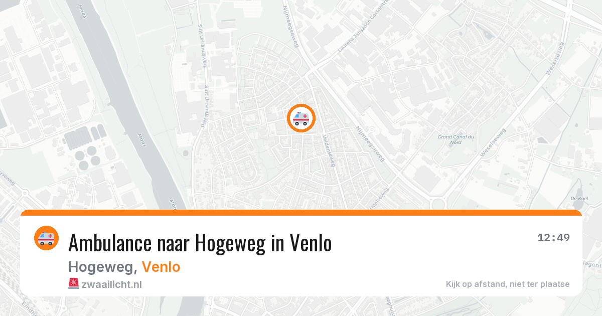 Ambulance naar Hogeweg in Venlo — 29 jul 2026