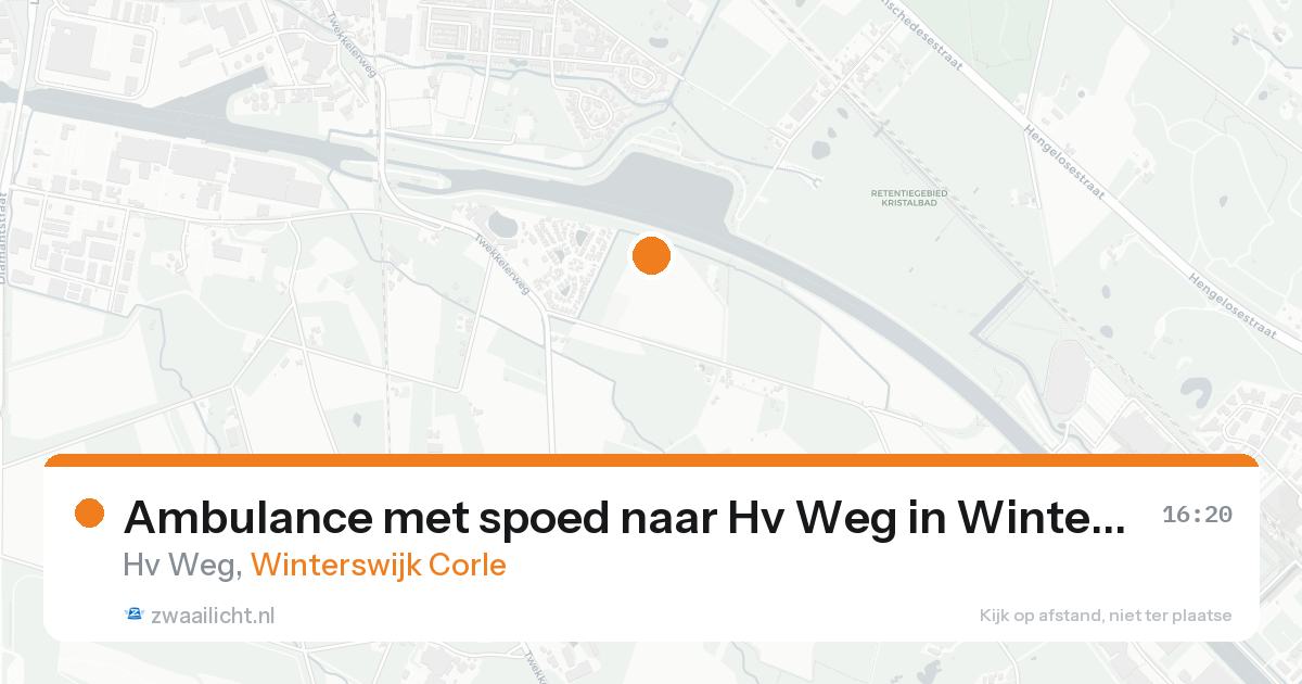 Ambulance met spoed naar Hv Weg in Winterswijk Corle — 30 jun 2026