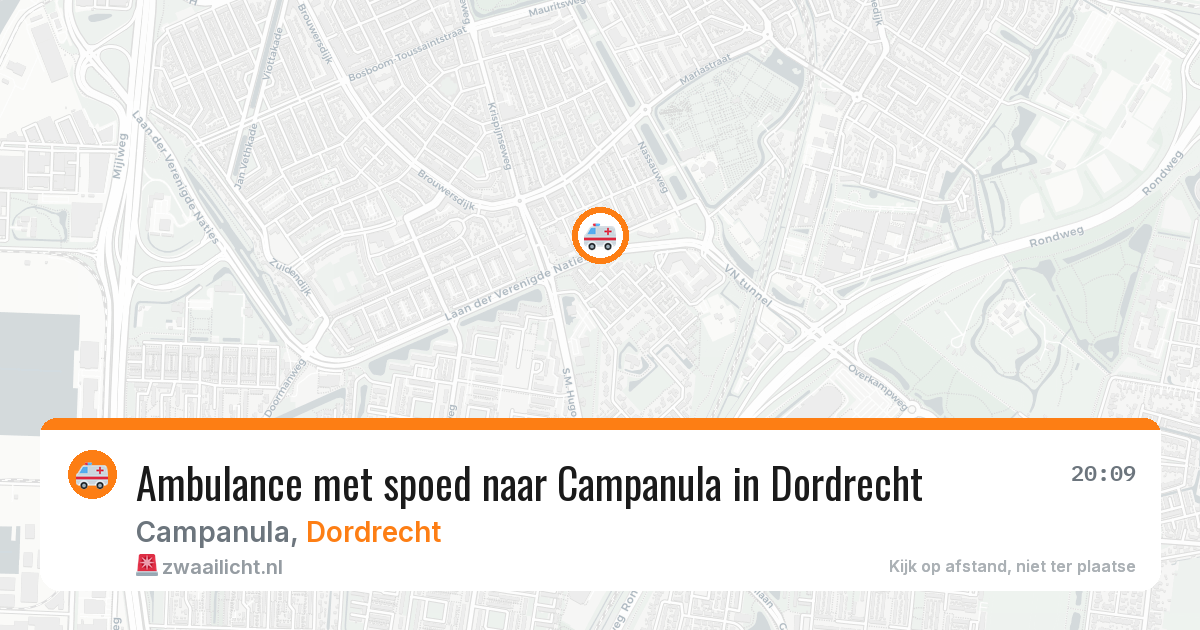 Ambulance met spoed naar Campanula in Dordrecht — 16 jan 2026