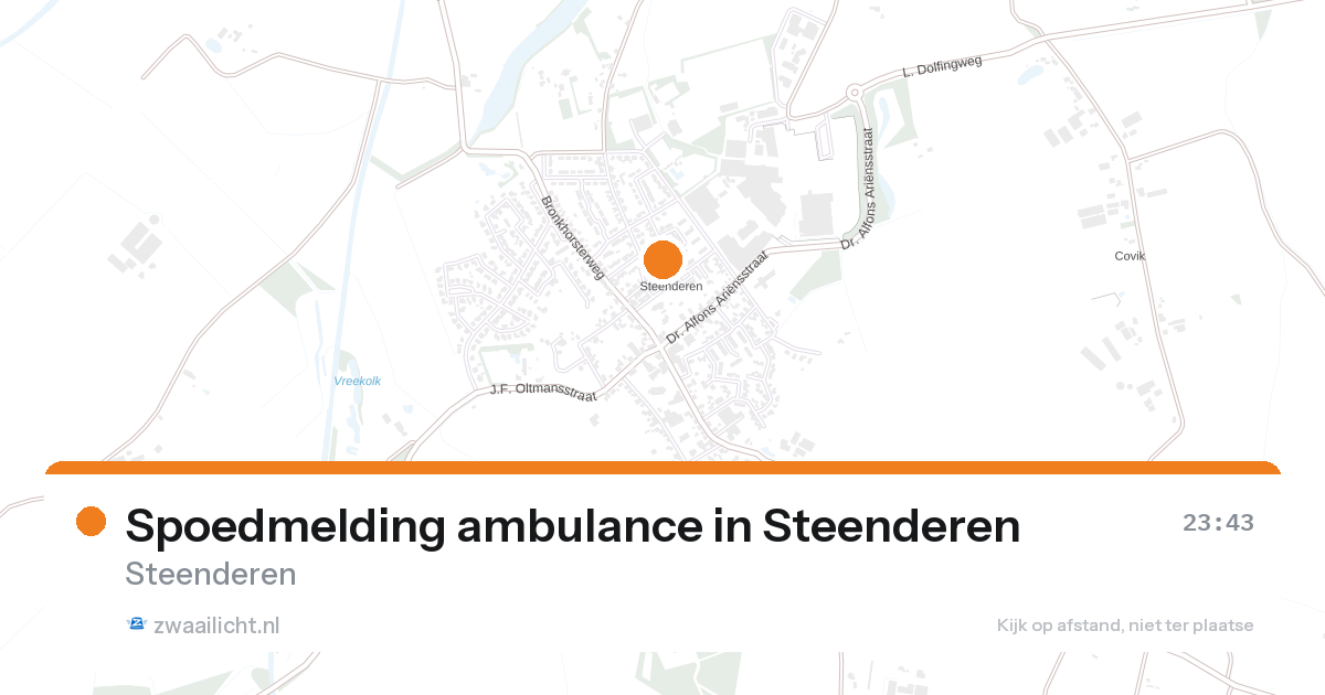 Spoedmelding ambulance in Steenderen — 31 jan 2026