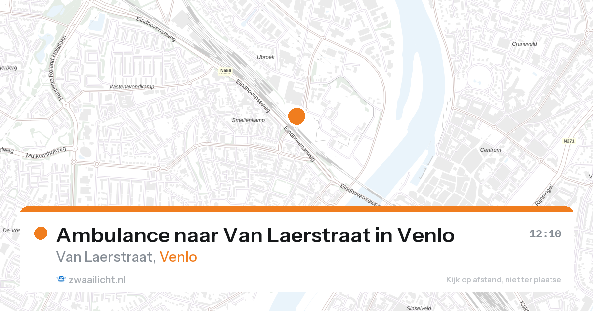 Ambulance naar Van Laerstraat in Venlo — 13 aug 2026