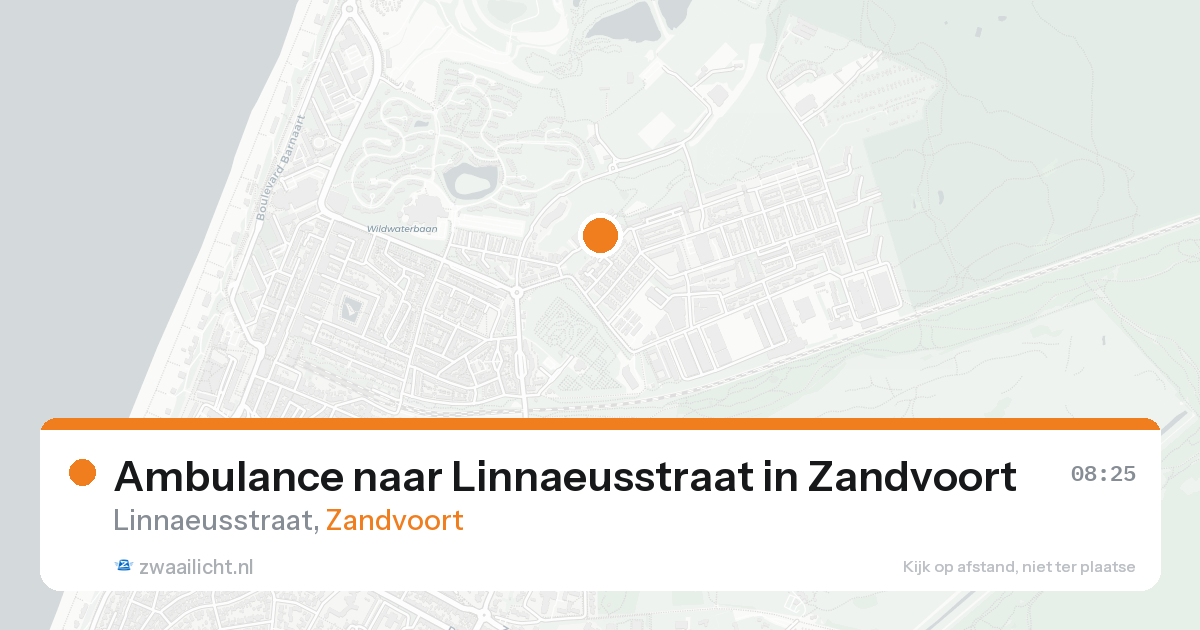 Ambulance naar Linnaeusstraat in Zandvoort — 18 mei 2026