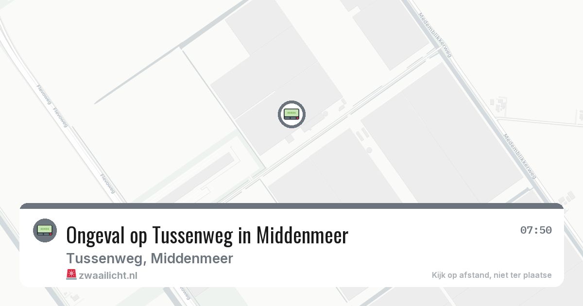 Ongeval op Tussenweg in Middenmeer — 29 jan 2026