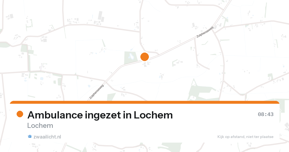 Ambulance ingezet in Lochem — 28 aug 2026