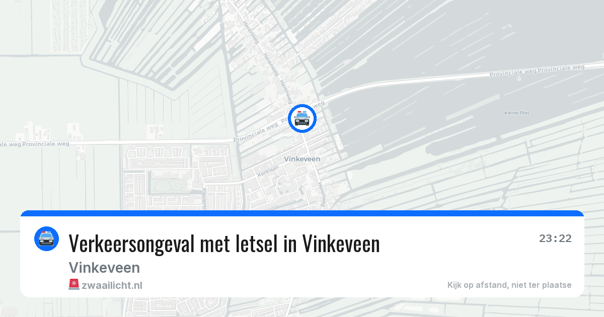Verkeersongeval met letsel in Vinkeveen — 3 apr 2026