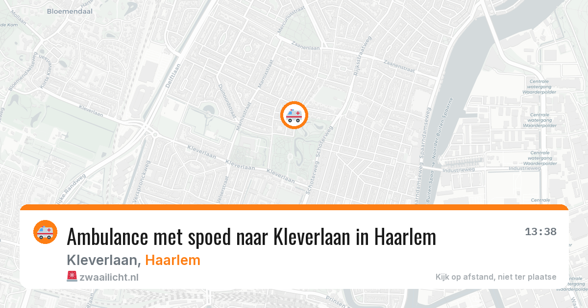 Ambulance met spoed naar Kleverlaan in Haarlem — 5 feb 2026