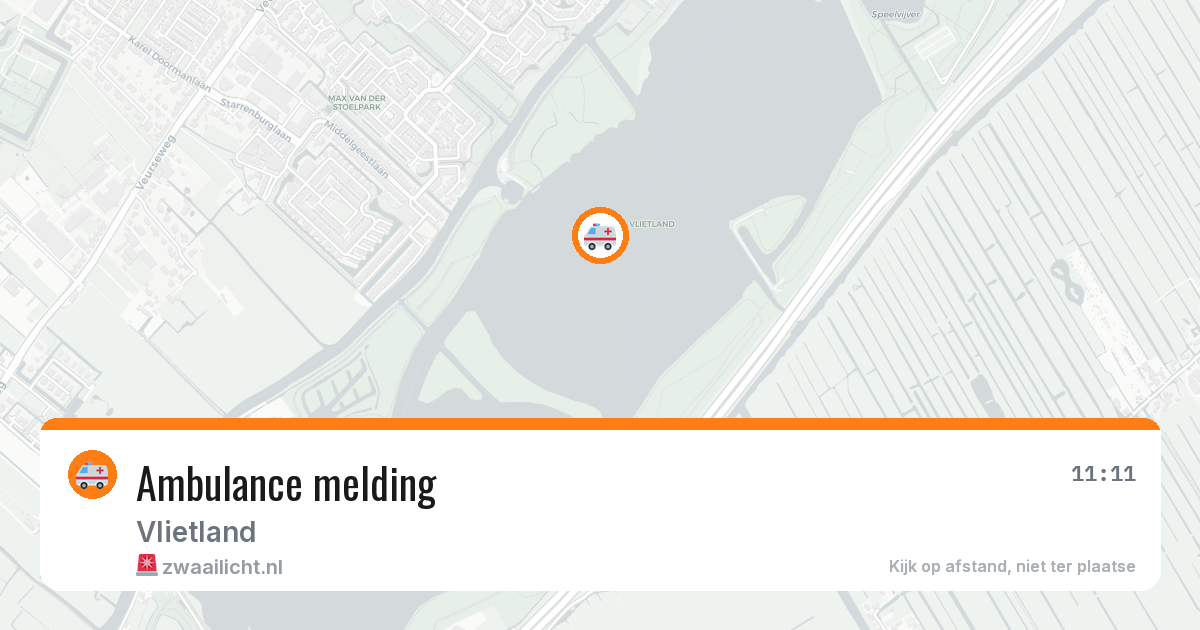 Ambulance melding — 26 jun 2026
