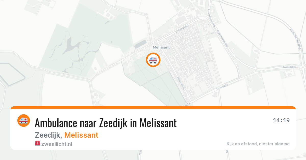 Ambulance naar Zeedijk in Melissant — 30 mei 2026