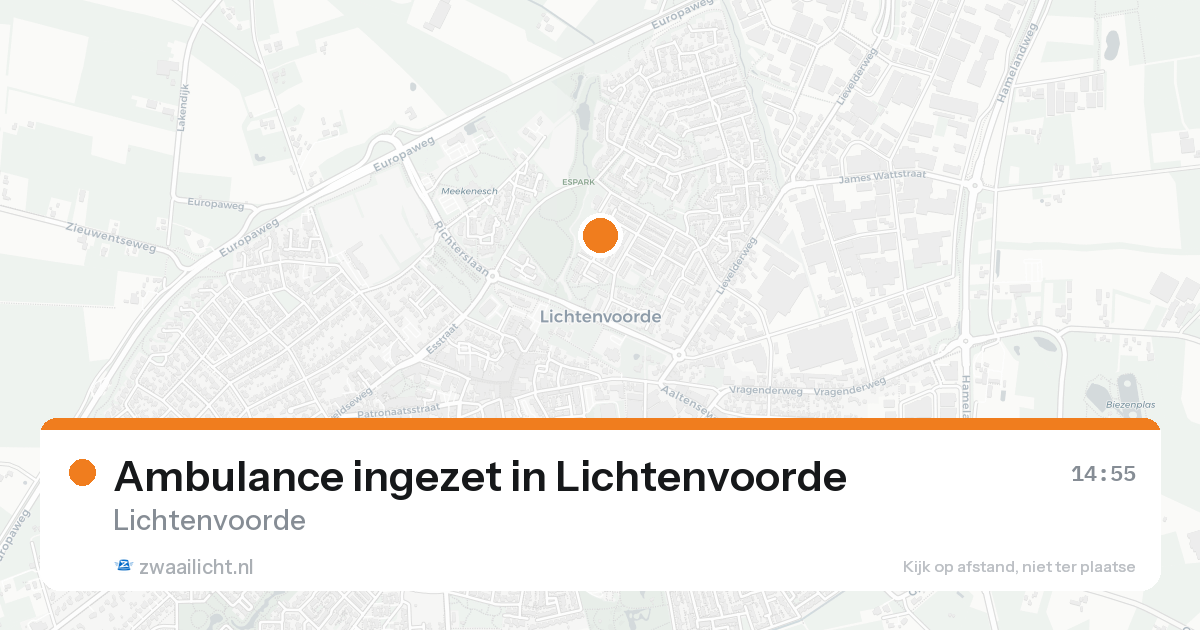 Ambulance ingezet in Lichtenvoorde — 30 jan 2026