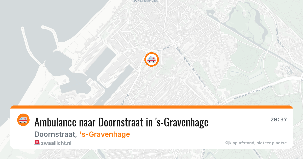 Ambulance naar Doornstraat in 's-Gravenhage — 26 mei 2026