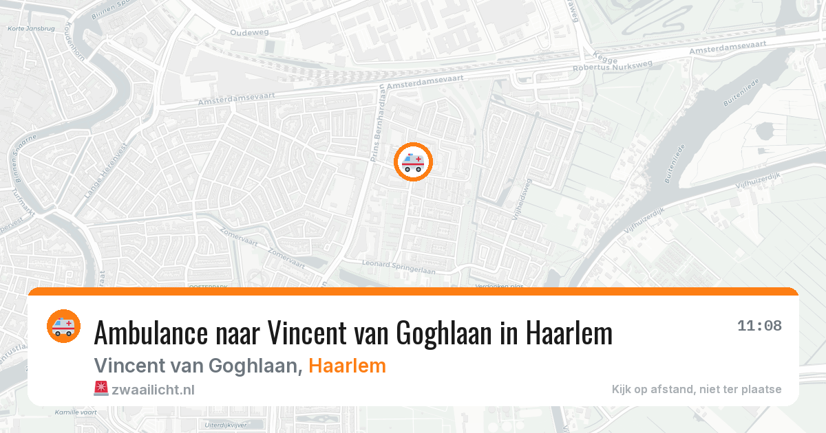 Ambulance naar Vincent van Goghlaan in Haarlem — 19 jun 2026