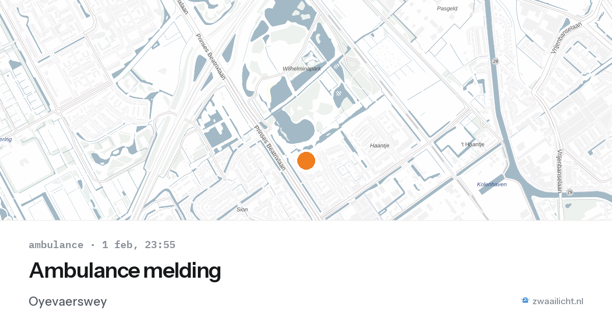 Ambulance melding — 1 feb 2026