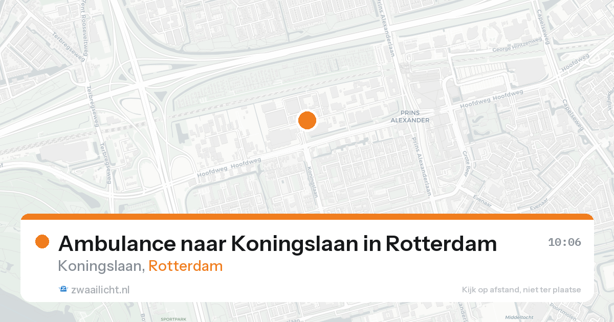 Ambulance naar Koningslaan in Rotterdam — 7 feb 2026