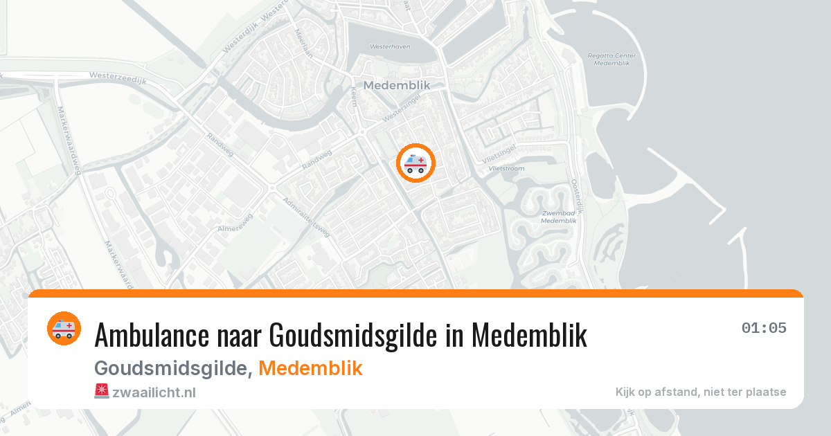 Ambulance naar Goudsmidsgilde in Medemblik — 4 apr 2026