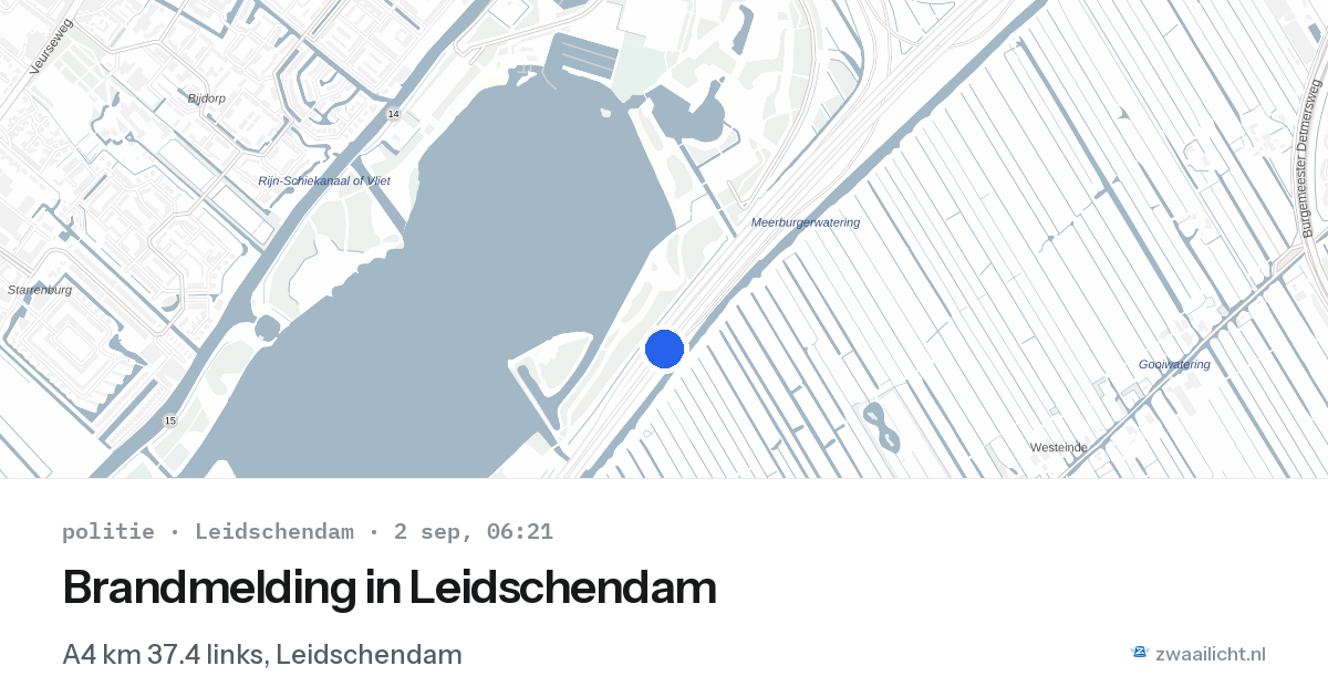 Brandmelding in Leidschendam — 2 sep 2026