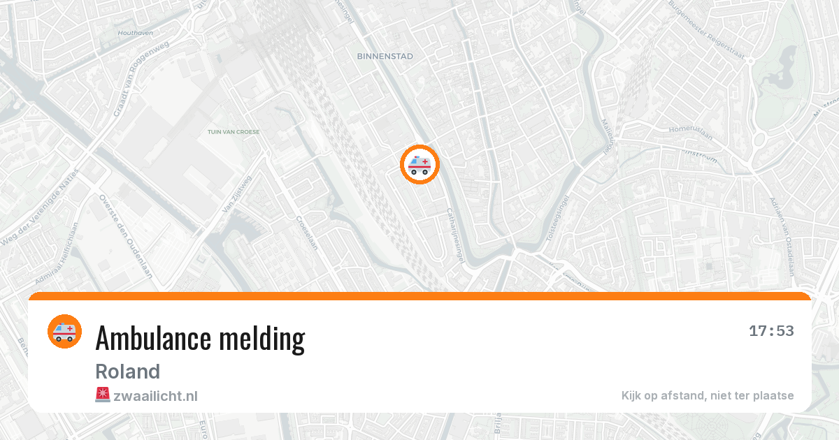 Ambulance melding — 6 mei 2026