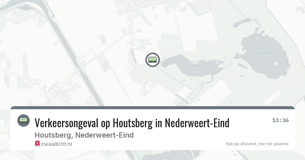 Verkeersongeval op Houtsberg in Nederweert-Eind — 20 jun 2026