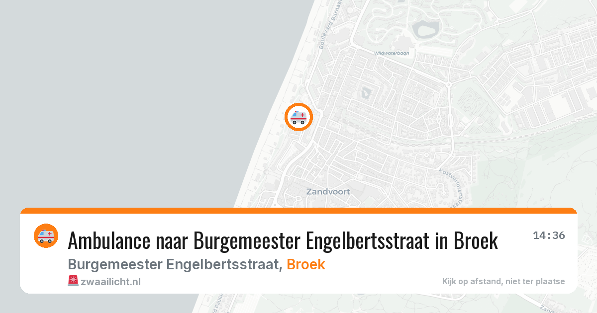 Ambulance naar Burgemeester Engelbertsstraat in Broek — 15 feb 2026
