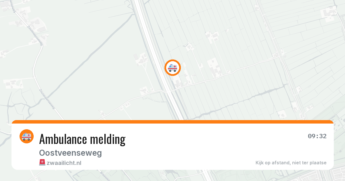 Ambulance melding — 13 jun 2026