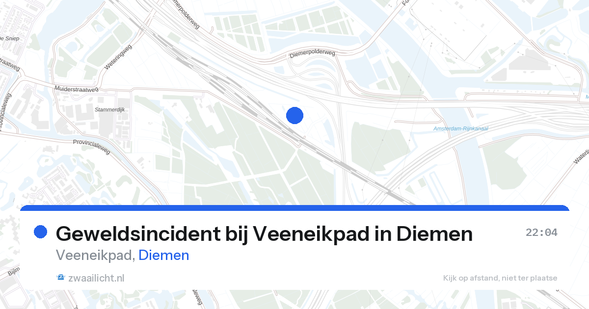Geweldsincident bij Veeneikpad in Diemen — 27 aug 2026