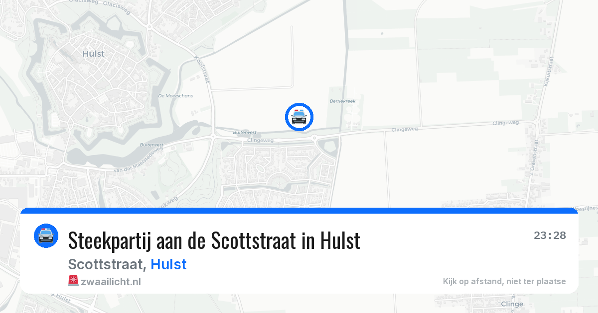 Steekpartij aan de Scottstraat in Hulst — 7 jul 2026