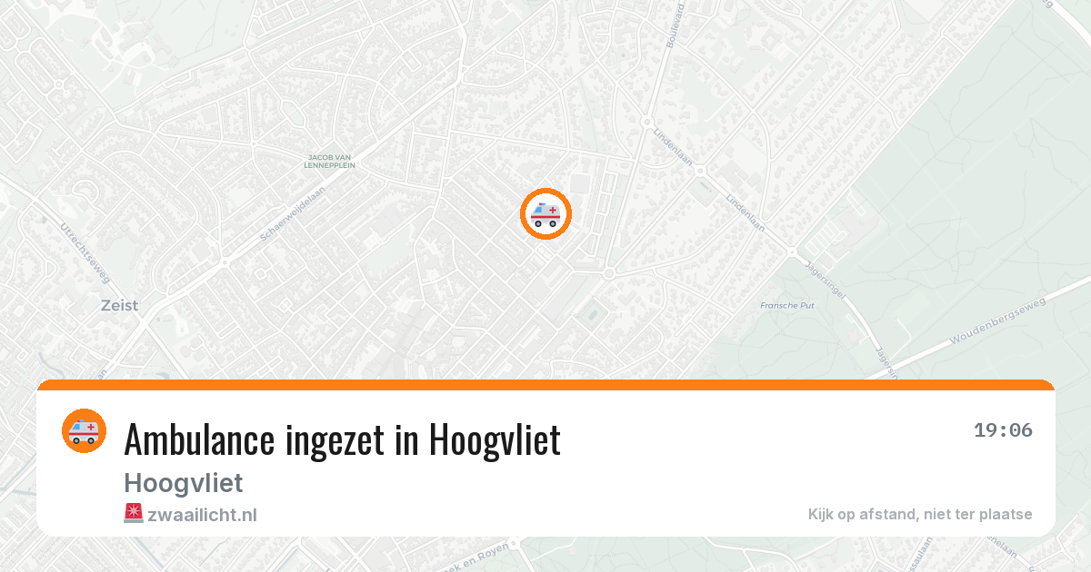 Ambulance ingezet in Hoogvliet — 2 apr 2026
