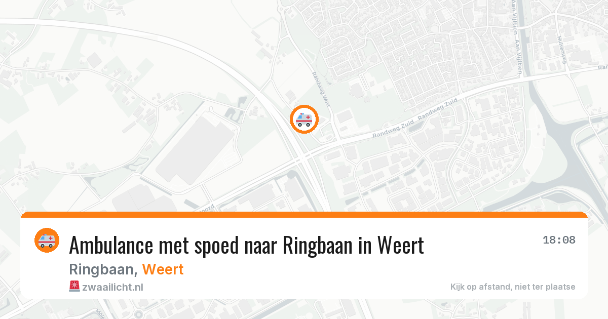 Ambulance met spoed naar Ringbaan in Weert — 25 feb 2026