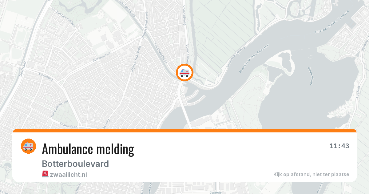 Ambulance melding — 6 mei 2026