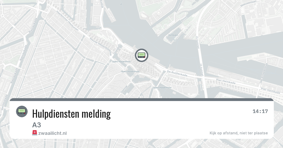 Hulpdiensten melding — 2 apr 2026 | 🚨 Zwaailicht.nl
