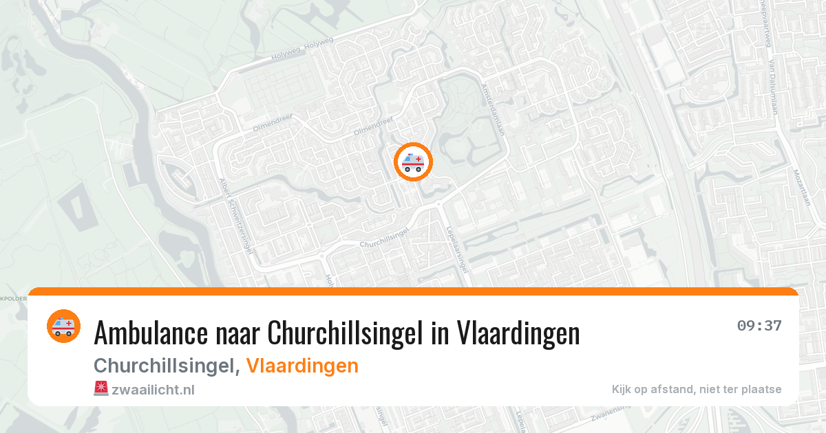 Ambulance naar Churchillsingel in Vlaardingen — 29 jun 2026