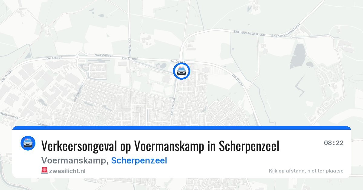 Verkeersongeval op Voermanskamp in Scherpenzeel — 7 apr 2026