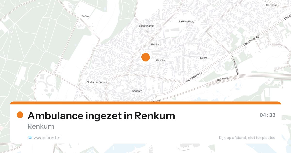 Ambulance ingezet in Renkum — 7 feb 2026