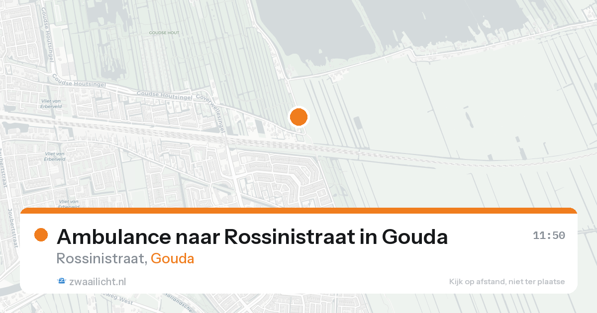Ambulance naar Rossinistraat in Gouda — 31 jan 2026