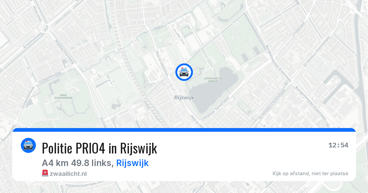 Politie PRIO4 in Rijswijk — 11 mei 2026 | 🚨 Zwaailicht.nl