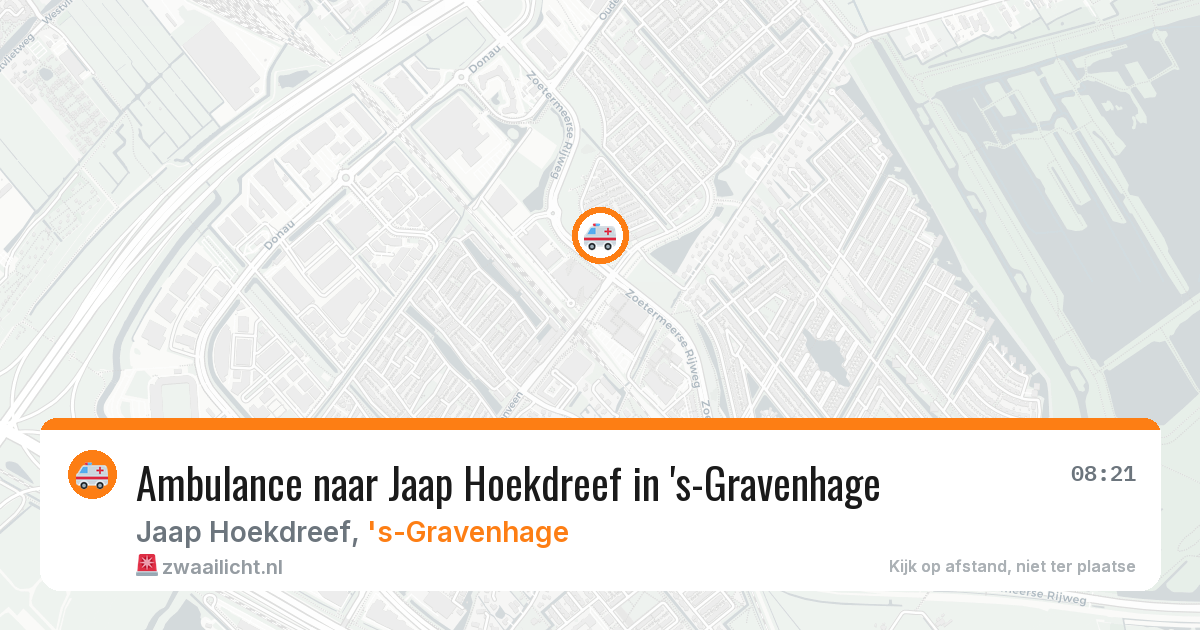Ambulance naar Jaap Hoekdreef in 's-Gravenhage — 30 mei 2026