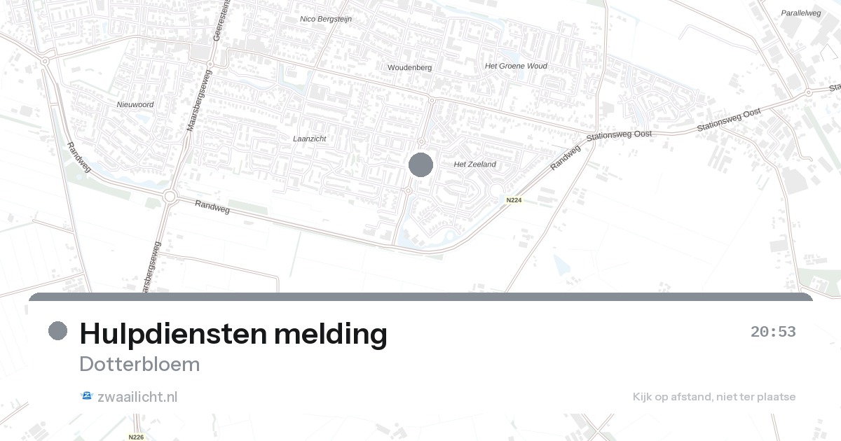 Hulpdiensten melding — 6 mei 2026