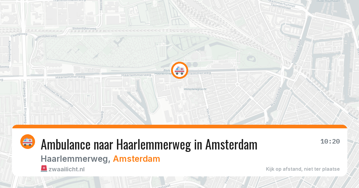Ambulance naar Haarlemmerweg in Amsterdam — 13 jul 2026