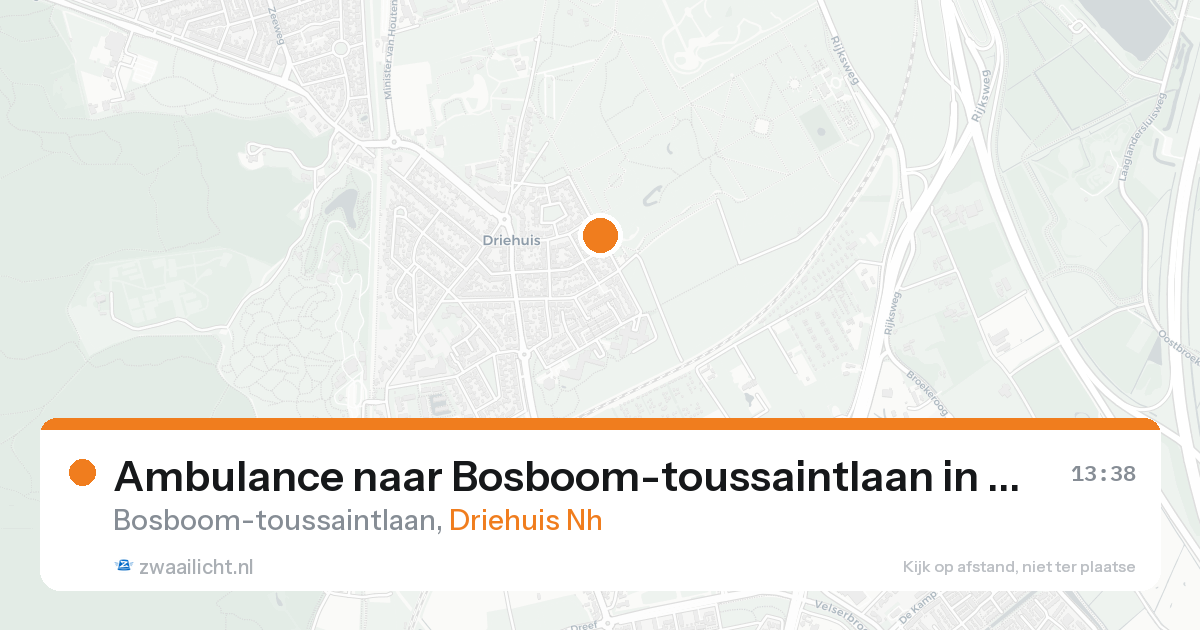 Ambulance naar Bosboom-toussaintlaan in Driehuis Nh — 24 aug 2026