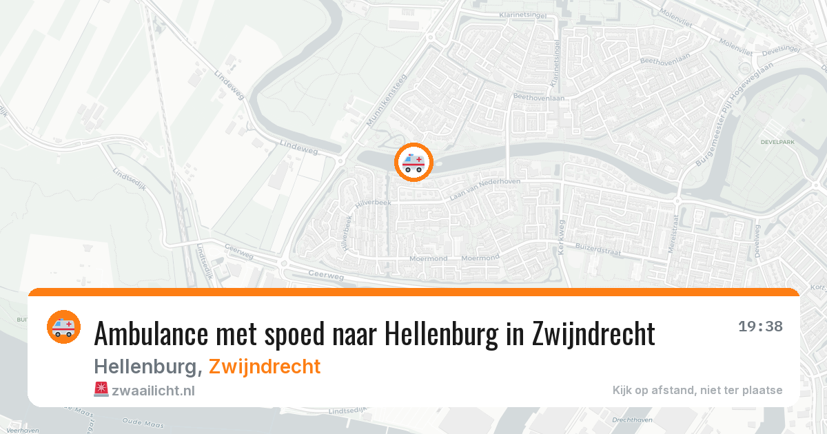 Ambulance met spoed naar Hellenburg in Zwijndrecht — 29 jan 2026